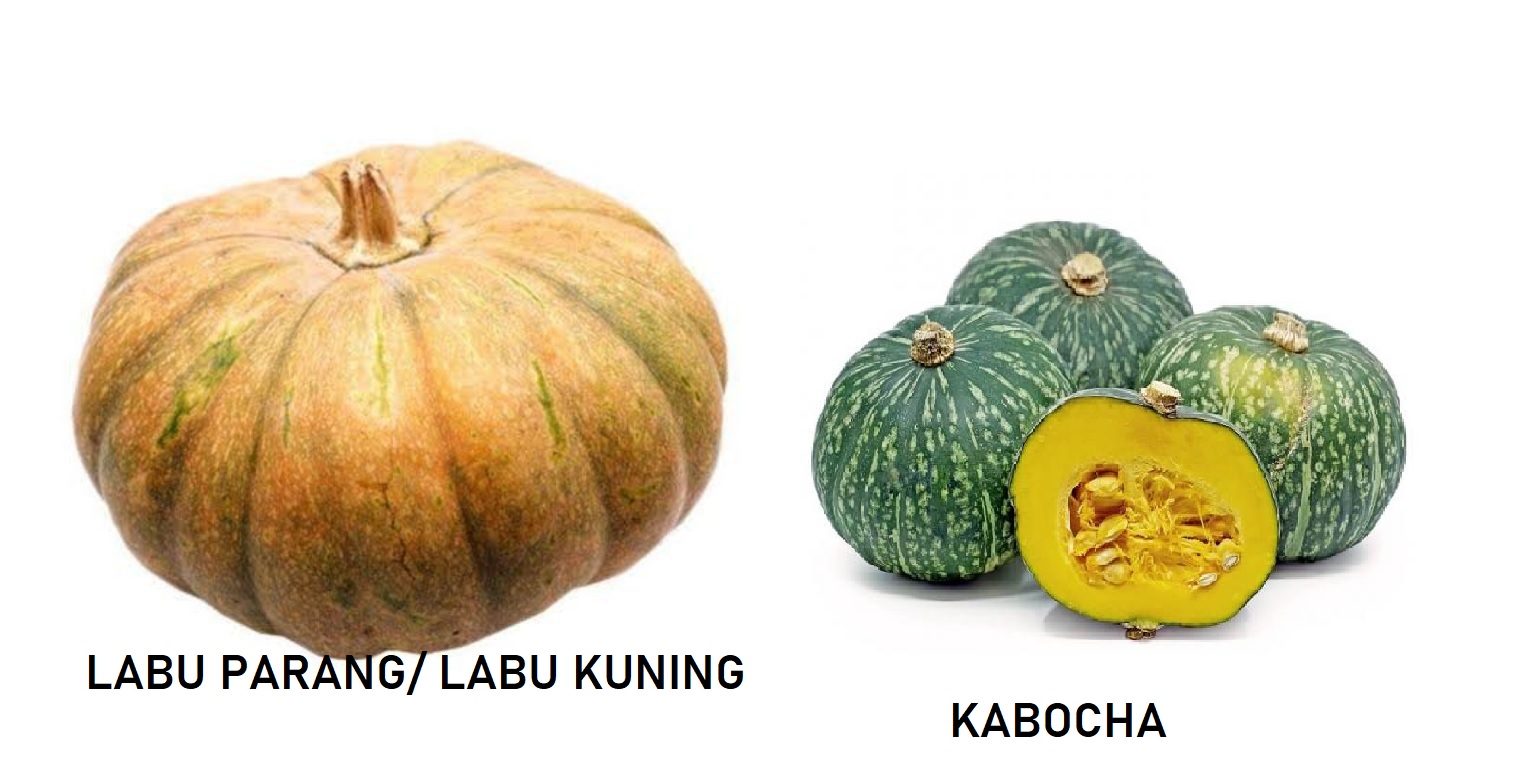 labu kuning dan kabocha