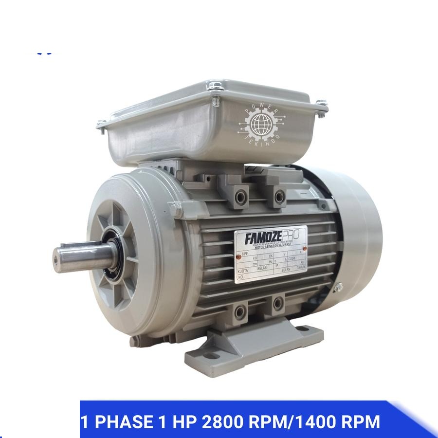 Dinamo 1 HP 2800 rpm (2 Pole) Famoze - Gambar 2