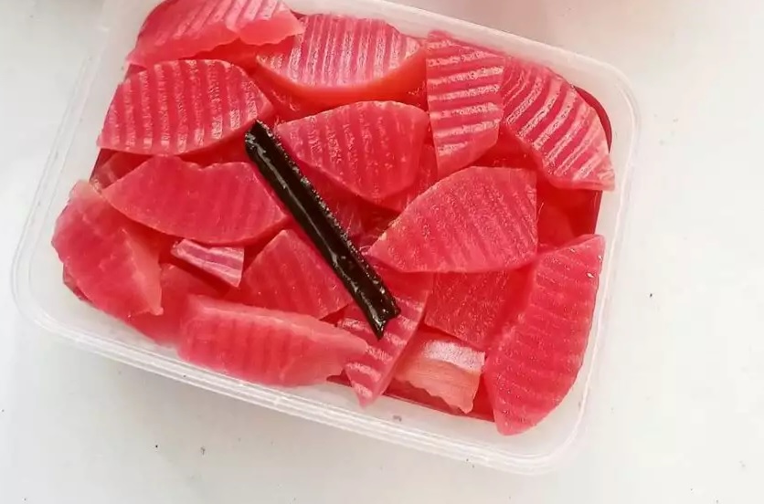 manisan pepaya merah