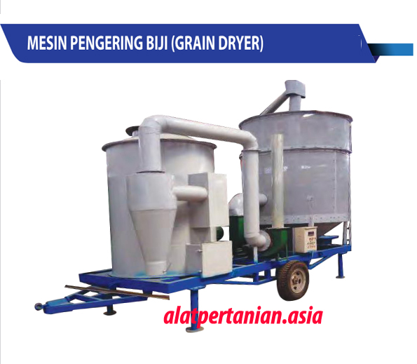 MESIN PENGERING BIJI-BIJIAN - GRAIN DRYER  SILINDER KAPASITAS 1,5 TON /BATCH