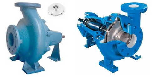 jenis pompa irigasi  -  Pompa Sentrifugal End-Suction