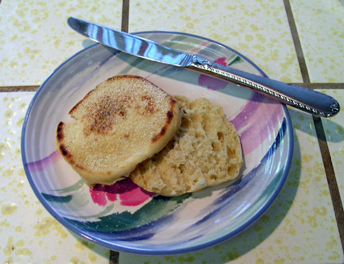 gambar roti : english muffin
